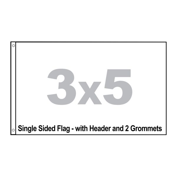 Single Sided Flag - 2 Week Thumbnail